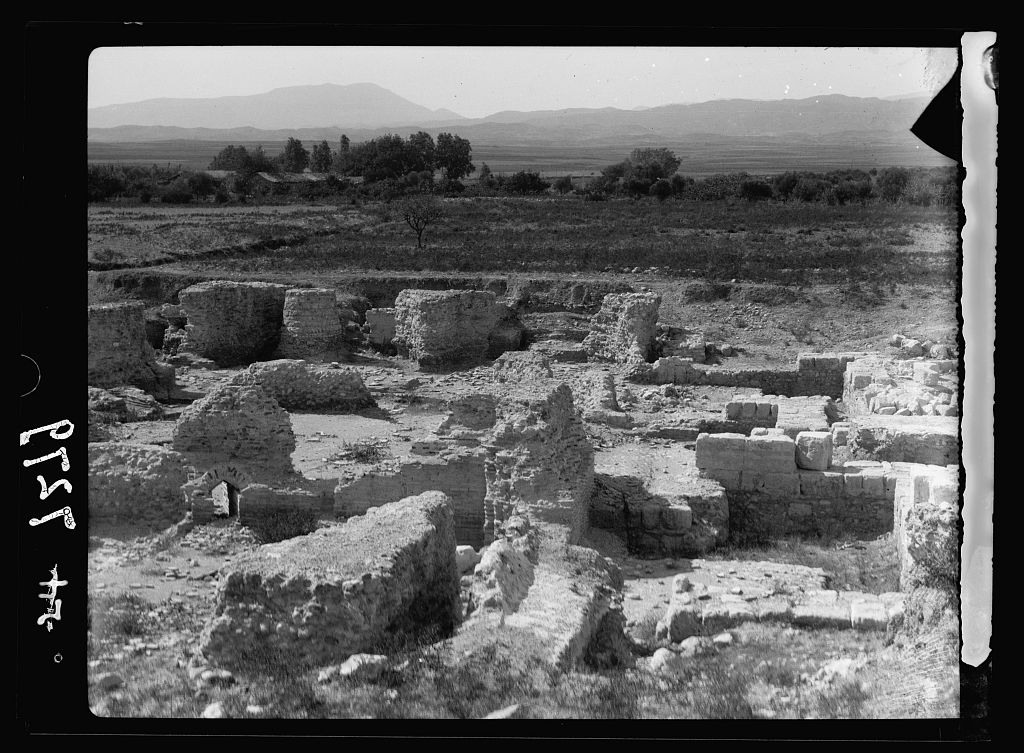 Antioch excavations. View across hot baths