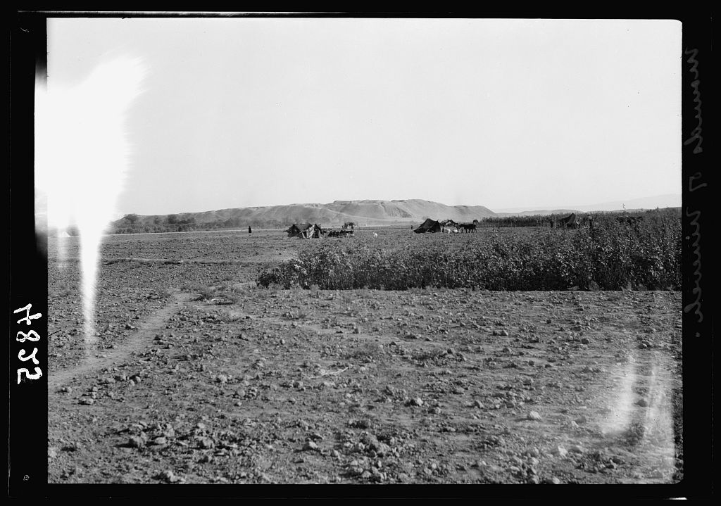 Iraq. Nineveh. "The Glory of Kingdoms." Mounds covering ancient site taken from a distance