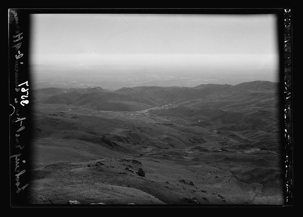 Mount Hermon and vicinity. The Hauran from Hermon