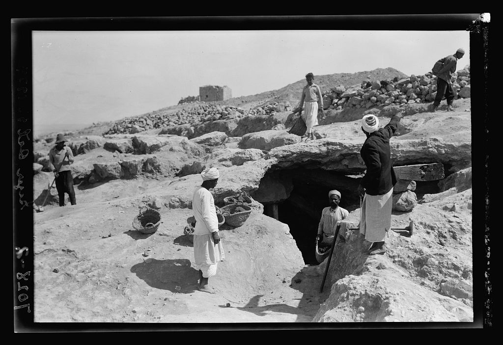 Allan Rowe's excavations at Gezer, Oct. 5, 1934
