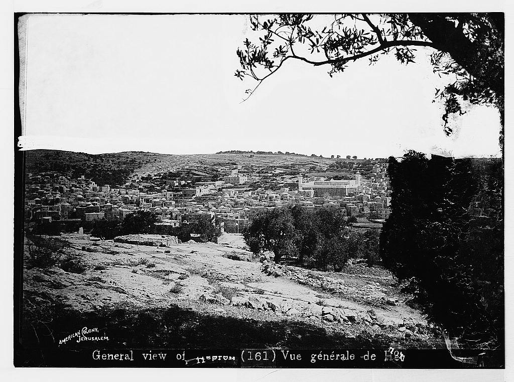 Hebron (El-Khalil). General view of Hebron