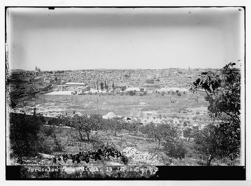 Jerusalem (El-Kouds). Jerusalem from Olivet