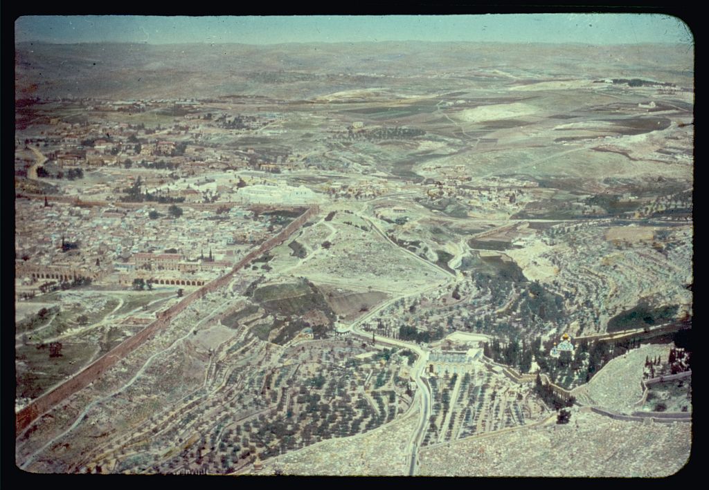 Jerusalem. Kedron [i.e., Kidron] Valley. Air