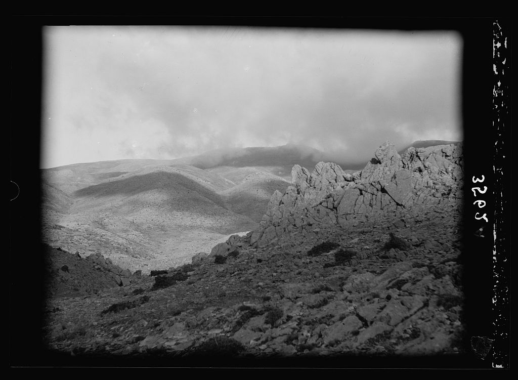 Mount Hermon and vicinity. Hermon. Picturesque mountain scenery