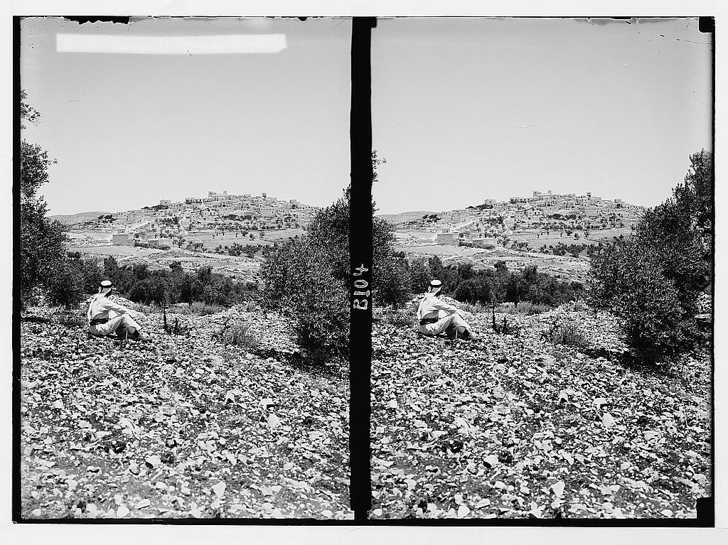 Northern views. Village of Taiybeh [i.e., Taybeh], Ephraim