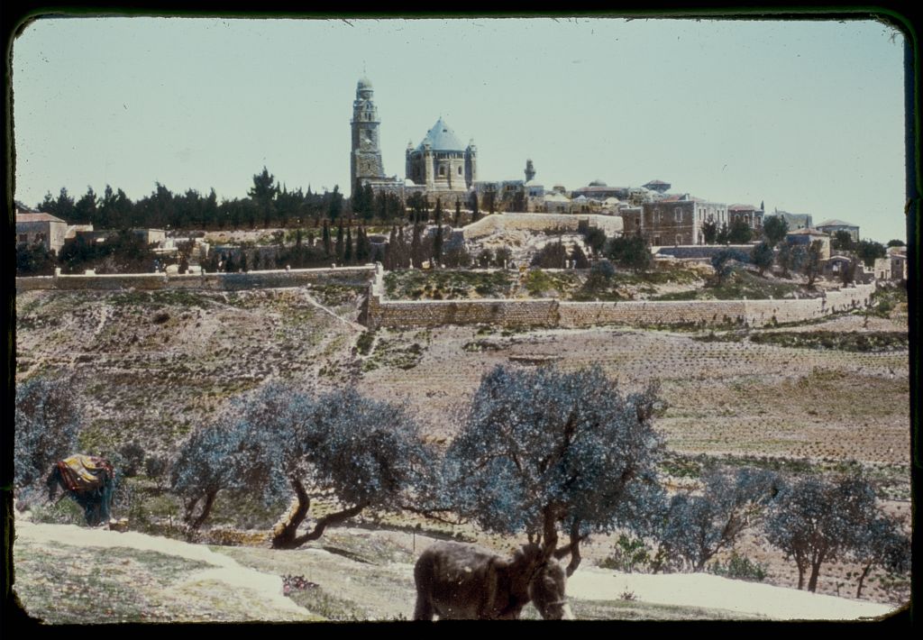 Jerusalem. Mt. Zion from Valley of Hinnon [i.e., Hinnom]